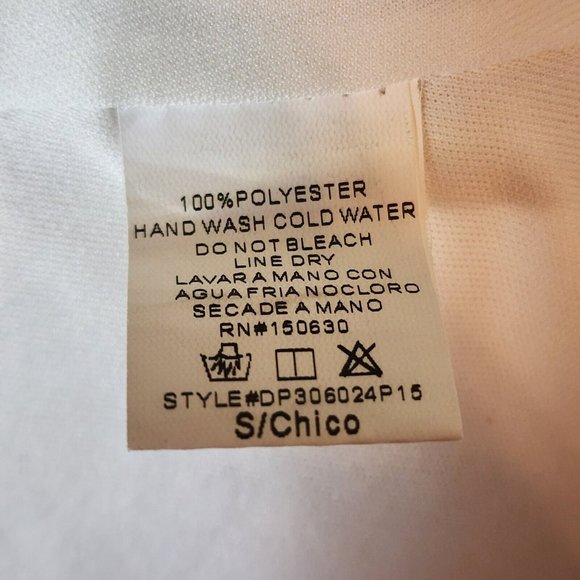 Depri White Swing Skirt Multicolor High Heel Print Size S - Picture 6 of 6